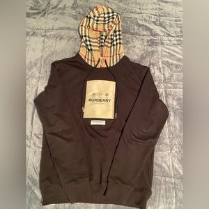 Burberry cotton hoodie (SIZE XXL)